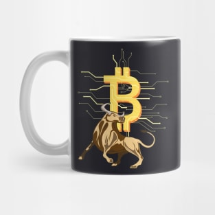 Bitcoin Bull crypto currency Mug